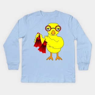 Swim Chick Kids Long Sleeve T-Shirt